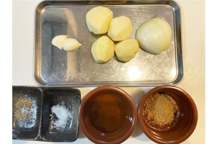 “スペイン風オムレツもどき”材料