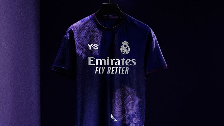 レアル・マドリーに山本耀司の「Y-3」とコラボの限定ユニフォームが登場！美しき“紫の薔薇”デザイン