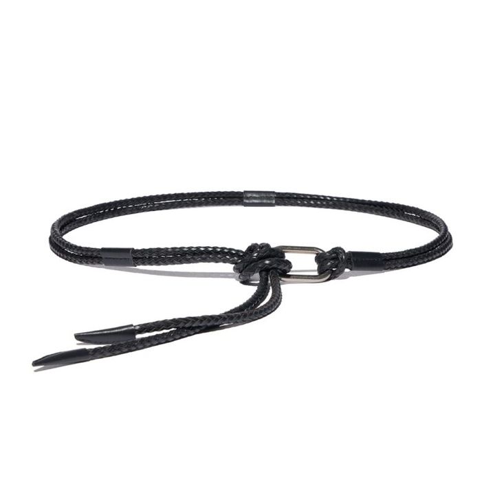 レザーのロープベルト ユニクロ×イネス 2990円