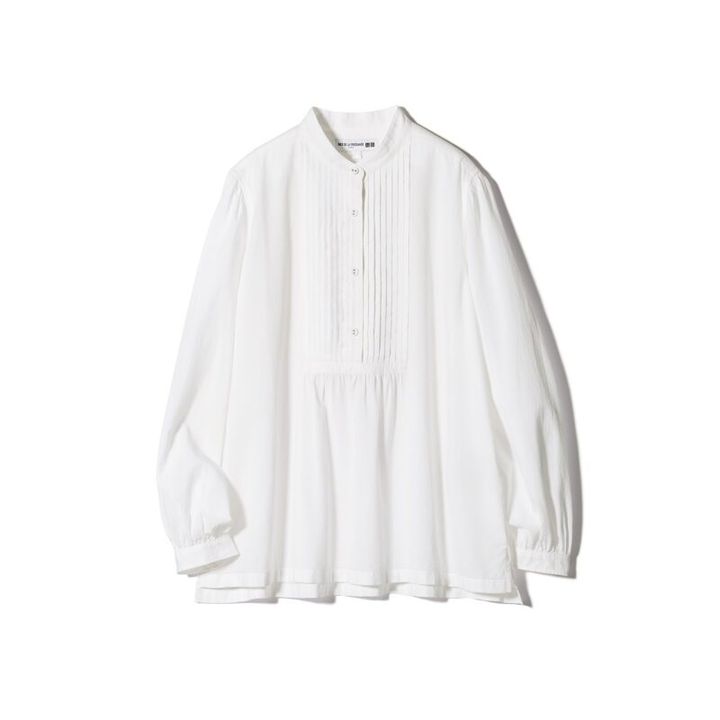 ピンタックブラウス イネスとユニクロの春夏新作