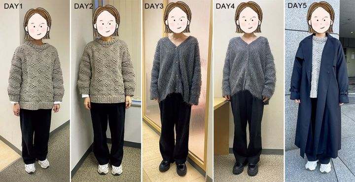 同じ服で1週間過ごす