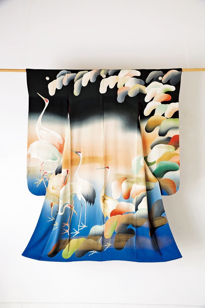 大正時代のアンティークの振袖 【吉田羊さんの着物と12のアソビゴコロ】