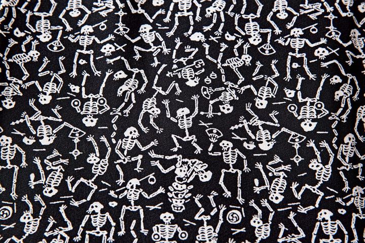 当時の骸骨柄には魔除けや再生の意味がありました 【吉田羊さんの着物と12のアソビゴコロ】