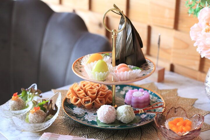 エスニック風アフタヌーンティはいかが？タイの屋台で人気のスイーツ＆ドリンクを／「Kanom Thai Cafe」