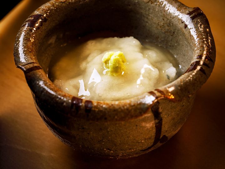 銀座『銀座 呑小路やま岸』の「甘鯛のかぶら蒸し」