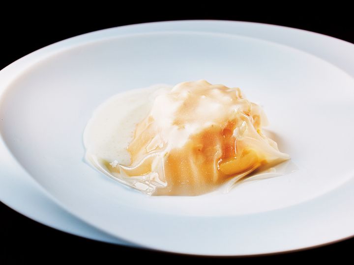 麻布十番『OLINA』の「お米のデザート」