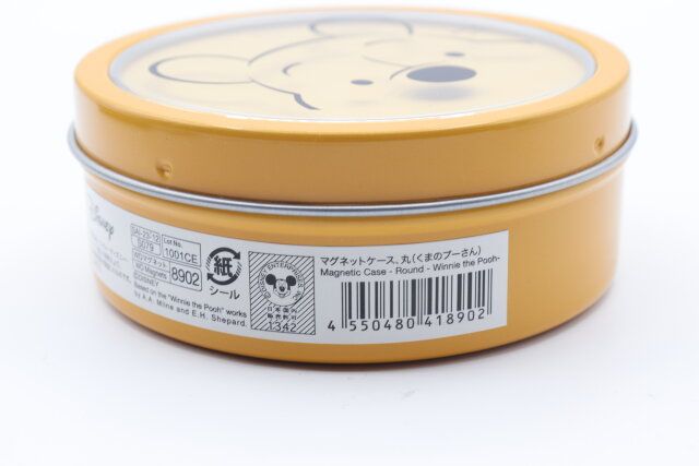 ダイソーのマグネットケース、丸（くまのプーさん）