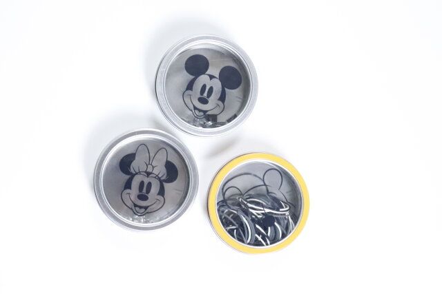 ダイソー×ディズニーのマグネットケース、丸