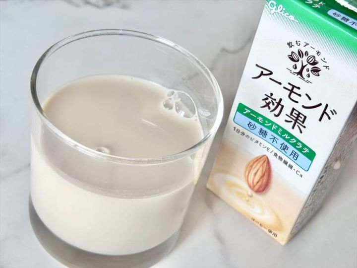 アーモンドミルクラテ 砂糖不使用