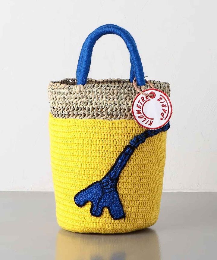 画像: 「別注 MEMENTOS バスケット」[縦28×横22～29×マチ18cm]￥39,600【キロメートル パリ】 出典：ユナイテッドアローズ