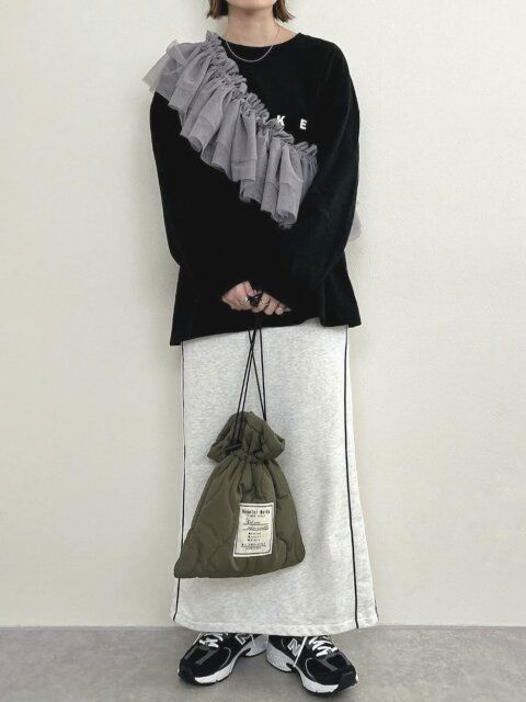 春のビスチェコーデ