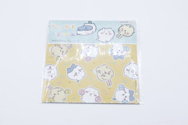 セリアのちいかわ ちよがみのパッケージ