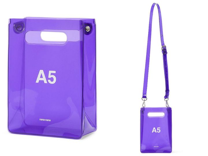 画像: 「A5 PVC」[縦21×横14.8×マチ5cm]￥9,900【ナナｰナナ】 出典：ボンジュール レコード