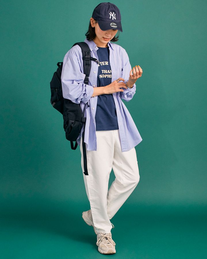 【2024】40代女性の大人可愛い「ニューバランス」スニーカーのレディースコーデ13選