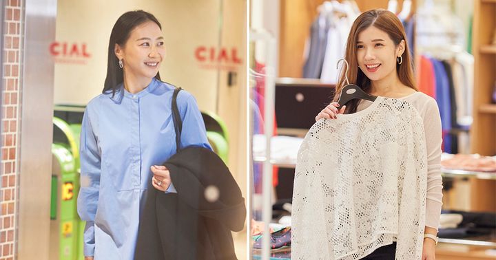 シャツコーデ、ブルーシャツ、ワーママコーデ、通勤コーデ,レースブラウス