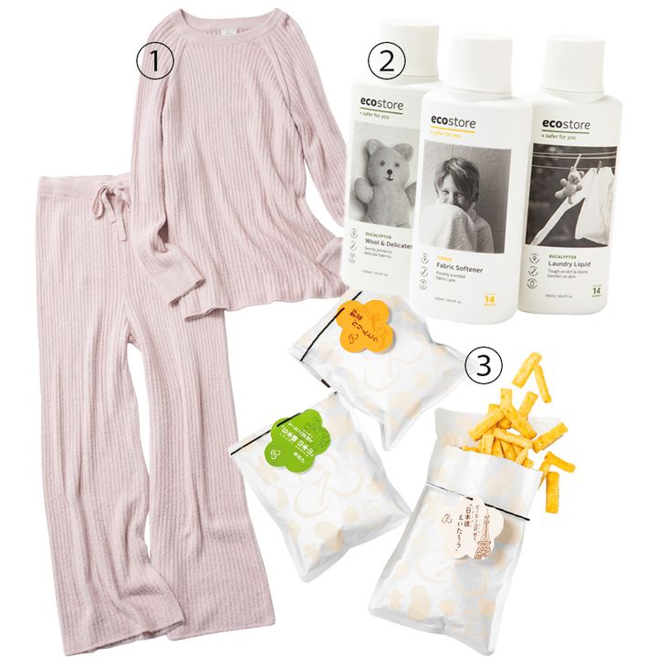 部屋着,ジェラートピケ,ジェラピケ,ecostoreの洗剤,お菓子,ピーセン,ギフト