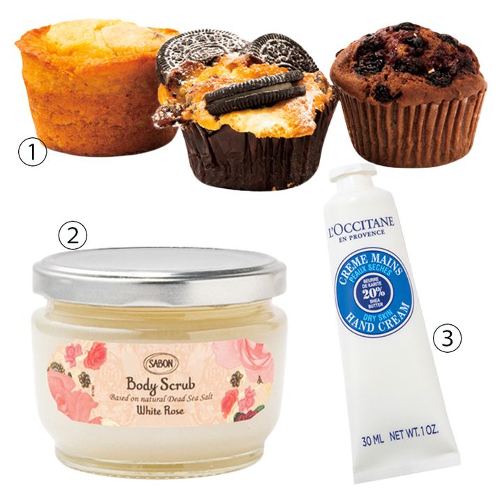 DEAN&DELUCA,マフィン,ロクシタン,ハンドクリーム,SABON,ボディスクラブ,ギフト