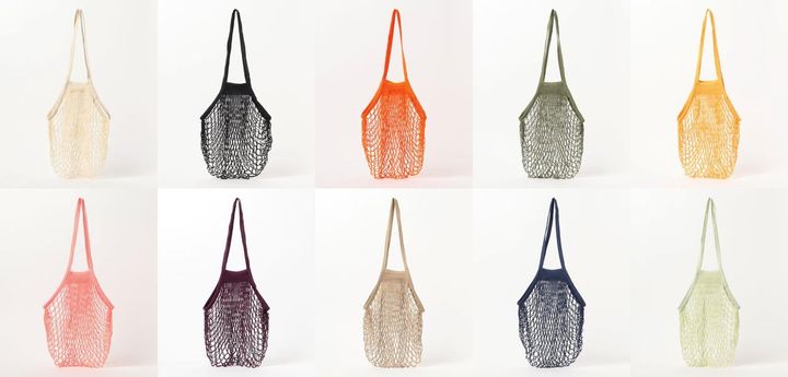 画像: 「ネット バッグ M」[縦39.2×横39.7cm]各￥1,980【フィルト】 出典：bPr ビームス