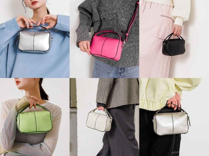 画像: 「2WAYセンターシームプチショルダーバッグ」[縦12×横18×マチ7cm]各￥4,400 出典：センス オブ プレイス バイ アーバンリサーチ