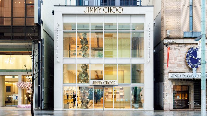 銀座〈JIMMY CHOO GINZA CONCEPT STORE〉外観