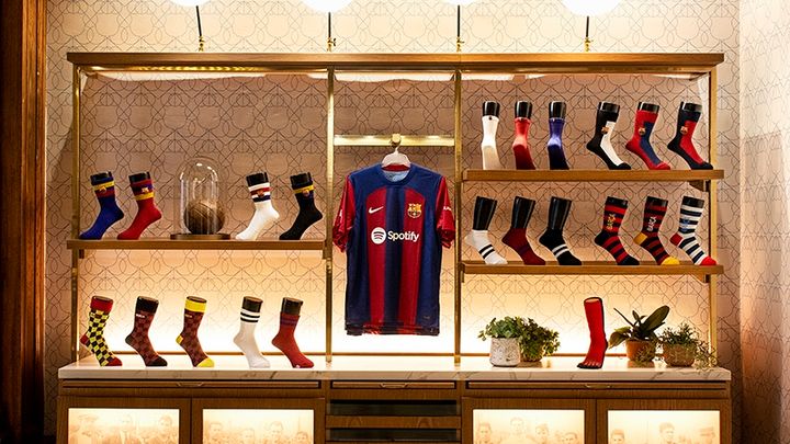 タビオがFCバルセロナとのライセンス契約を発表！越智勝寛社長「誇りに感じております」