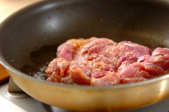 鶏もも肉のみそ焼きの作り方1