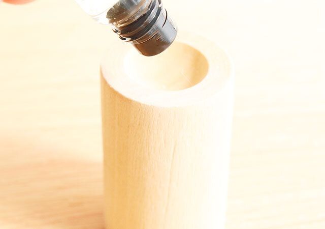 セリアのウッドアロマベースの使用例