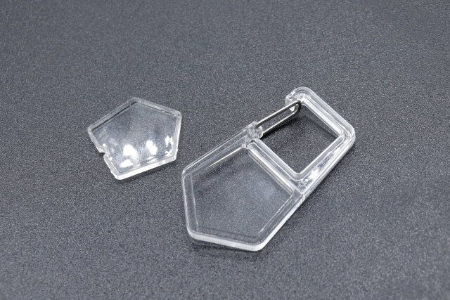 オリジナルフォトイン カラビナ・キーフック ペンタゴンの全体像