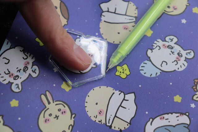 オリジナルフォトイン カラビナ・キーフック ペンタゴンの使い方