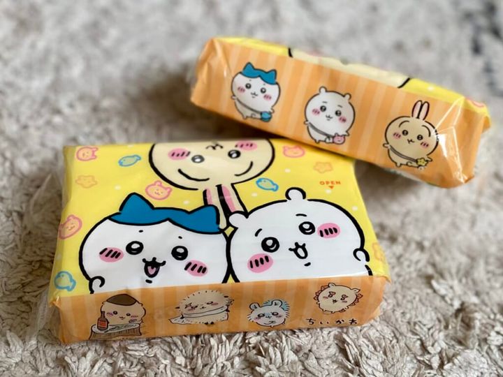 100均で買える「ちいかわグッズ」ティッシュ