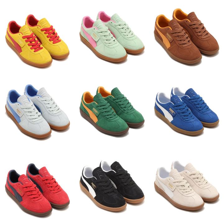 画像: 「PUMA PALERMO」各￥13,200 出典：アトモス ピンク