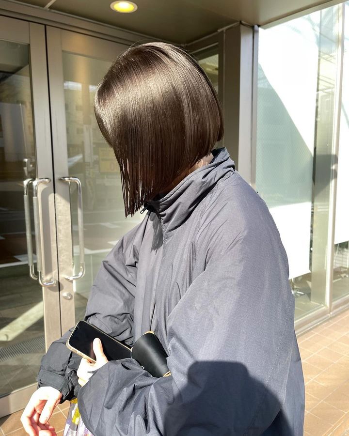 ブリーチなしでもできるグレージュカラーヘア