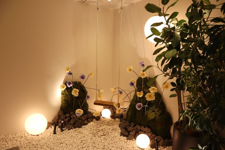 ノスタルジックな気分を味わえるブランコ