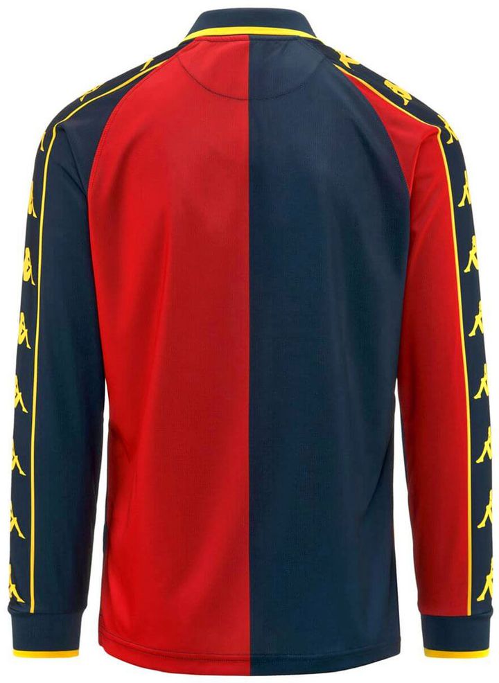 懐かしユニを完コピ！ジェノアが超レトロな新ユニフォームを発表 デザインと“小道具”に90年代があふれ出す