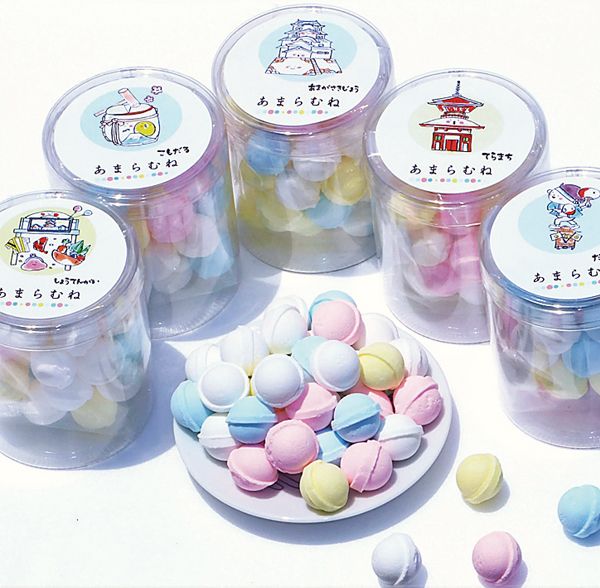 photo：ボール型ラムネ菓子「あまらむね」