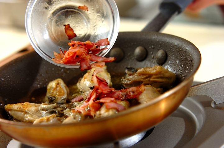 カキのベーコン焼きの作り方3