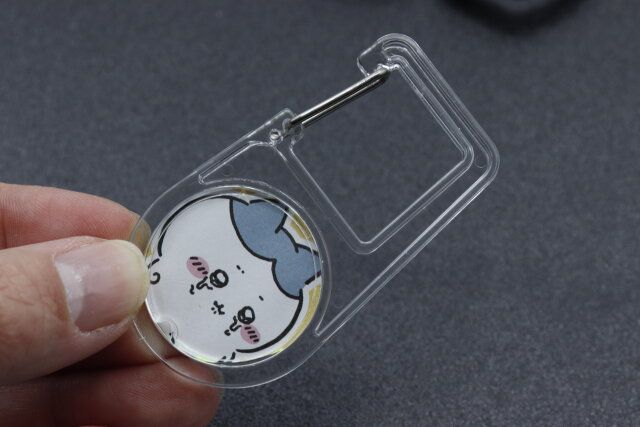 セリアのオリジナルフォトイン カラビナ・キーフックで作ったオリジナルグッズ