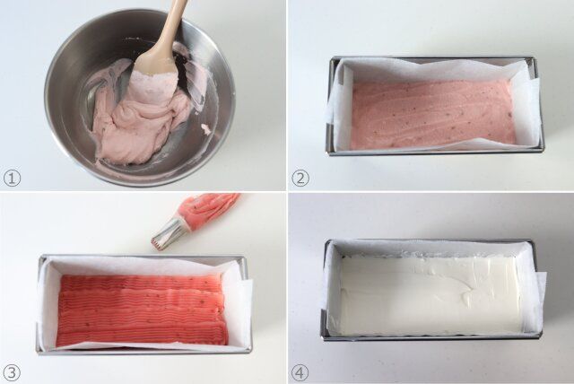 桜のクリーム大福 レシピ 桜クリームを作る