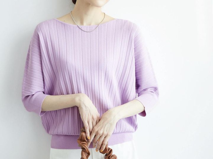 画像: プリーツドルマンニットプルオーバー」￥5,489 出典：ロペピクニック