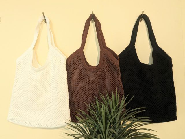 GU「ニットトートバッグ」