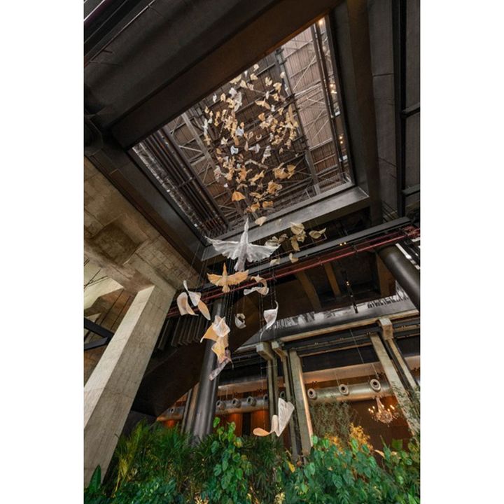 パブリックスペースのアートピースは日本のStudio Sawada Designによるもの