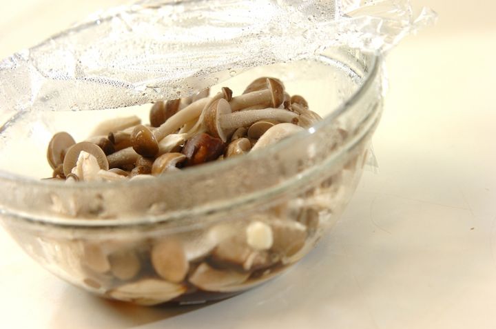 キノコのポン酢和えの作り方1