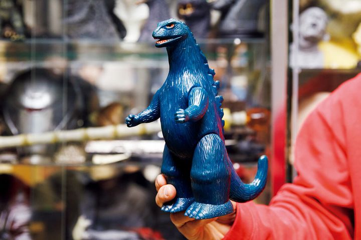 マルサン製の1期ゴジラのソフビ