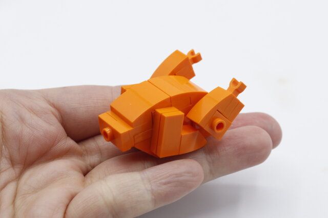 ダイソーのブロックコレクション（ファストフード） ローストチキンの完成形