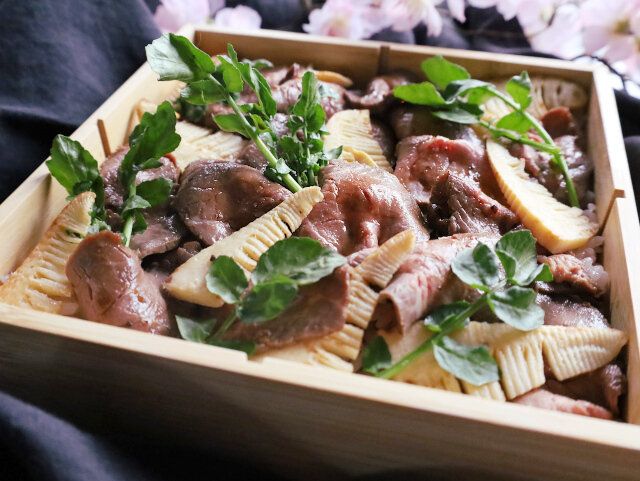 ローストビーフと筍のちらし寿司 レシピ