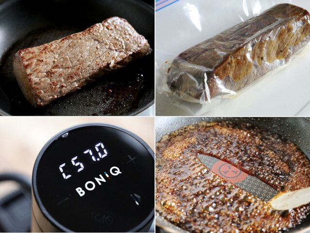 ローストビーフと筍のちらし寿司 レシピ ローストビーフとたれを作る