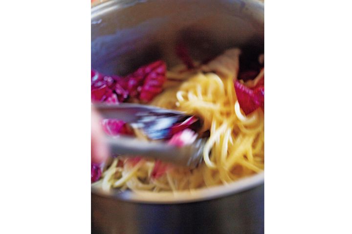 トレビッツを混ぜる