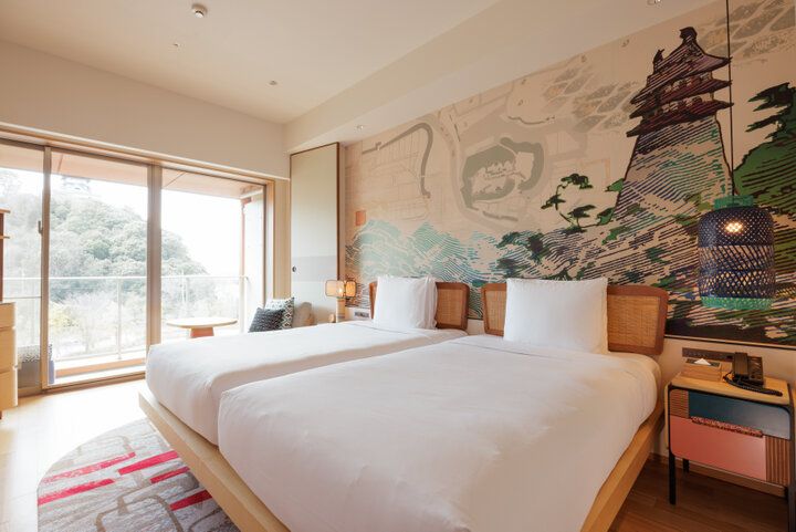 ビビッドなアートで愛知・犬山のストーリーを伝える「ホテルインディゴ犬山有楽苑」