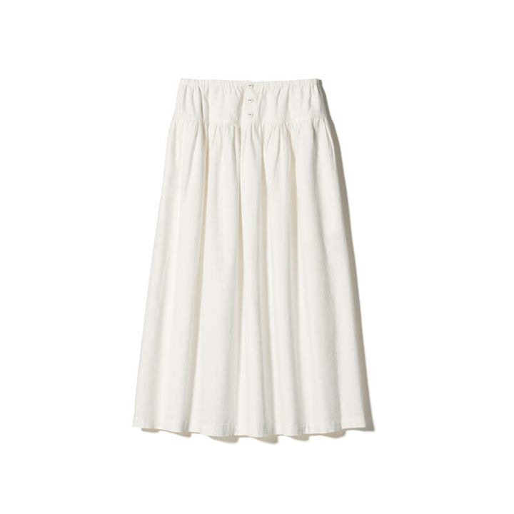 UNIQLO / INES DE LA FRESSANGE PARIS リネンコットンギャザースカート