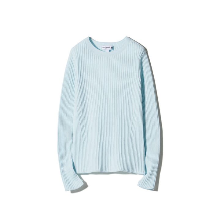UNIQLO / INES DE LA FRESSANGE PARIS 3D リブクルーネックセーター